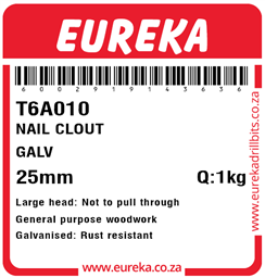 T6A010 - Clout Nail -T6A010_Label_T